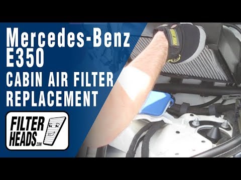 Cabin air filter replacement- Mercedes-Benz E350