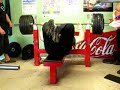 Ove Lehto 1x250kg in \"sotilaspenkki\"