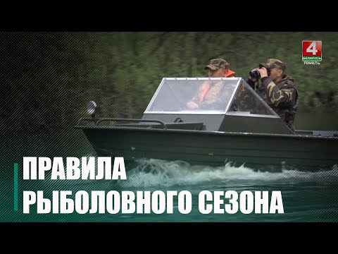 На Гомельшчыне зняты многія абмежаванні для рыбакоў, але ўведзена забарона на лоўлю сома видео