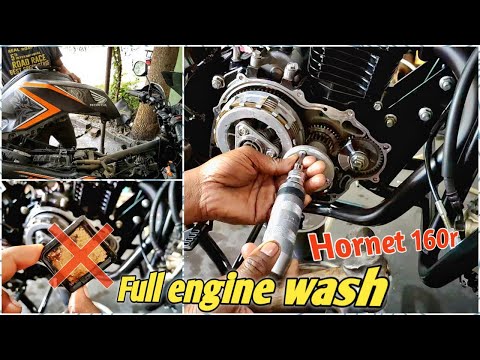 Bike Full servicing |Engine Wash|Honda Hornet160r| Problem|Cost