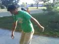 Pushker trying with Skates