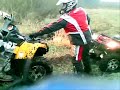Zabawa w blocie quadami. Outlander i Raptor