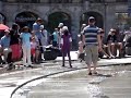 Blake in Munich Fountain.MPG