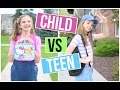 CHILD YOU VS TEEN YOU: GOING BACK TO SCHOOL!! CHILD YOU VS TEEN YOU: GOING BACK TO SCHOOL!!