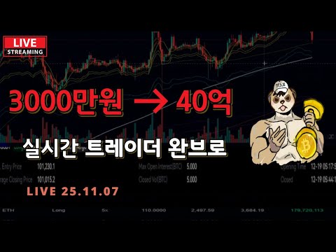 [완브로의 비트코인] 정규방송  11/6(목)  abc