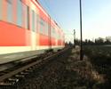 Zwei Personenz�ge. Roisdorf bei Bonn. 06.01.2008