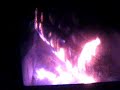 Great fire in my wood burning stove