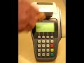 Chip & PIN terminal playing Tetris