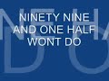 Wilson Pickett ( Ninety Nine And One Half Wont Do )