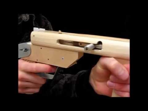 rubber band gun] Blowback submachine gun