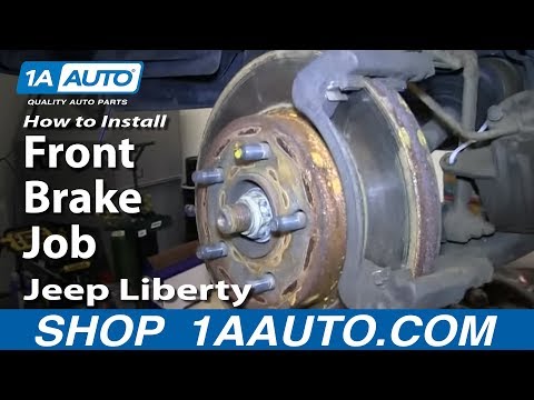 How To Install Replace Do a Front Brake Job 2002-07 Jeep Liberty