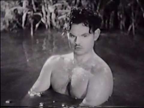 Lawrence Tibbett takes a bath