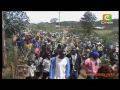 Hundreds of internally displaced persons from the mawingu camp in Ol Kalaou in Nyandarua district have begun a trek which they hope to end at the gates of State House in Nairobi to seek audience with President Kibaki over their compensation dues. The IDPs claim many of them had not been resettled and they feared that their plight would be forgotten in light of the current wrangles in the grand coalition government. Olivia Okech with the details.