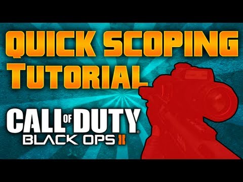 how to quickscope in black ops 2 ps3
