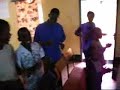 Singing at church