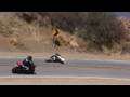 Motorcycle Crash - Suzuki SV650 Lowsides on Mulholland Hwy