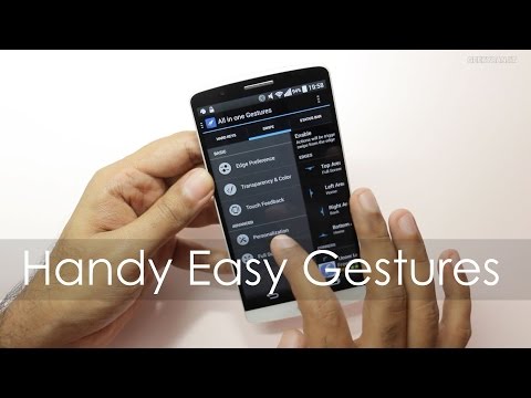 how to set gestures on android