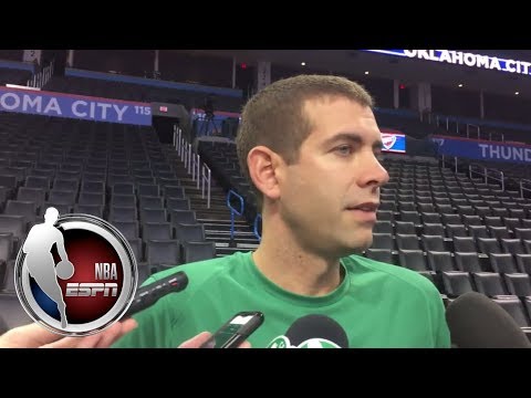 Video: Celtics coach Brad Stevens calls Thunder's lineup 'pretty special' | NBA on ESPN