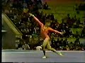 1979 USSR Spartakiade Elena Mukhina compulsory floor 1979 USSR Spartakiade Elena Mukhina compulsory floor