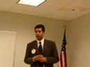 Amit Singh at Falls Church Republican Meeting