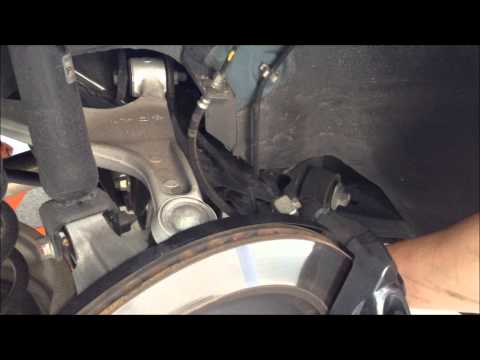 Nissan 370Z Sport Package Slotted Rotor Installation DIY