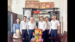 Phó Chủ tịch Thường trực UBND thành phố Nguyễn Văn Thành thăm, tặng quà các chiến sĩ Điện Biên Phủ nhân dịp các ngày lễ lớn