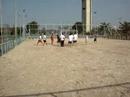Aquecimento no Campo de Areia CE 424 SESI Cubatão