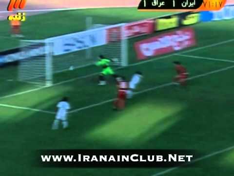 0 صحنه هاي گل مسابقه امروز تيم هاي ملي ايران و عراق