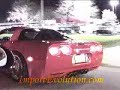 chevrolet corvette vs mitsubishi eclipse gsx street race