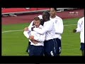 �sterreich gegen england.
0:1 verloren durch ein tor von peter crouch in der 44.minute. 
wiedereinmal verdient verloren.

noch ein paar pressestimmen:

mit dem r�ckfall der �sterreicher verflachte auch die anf�nglich gute stimmung im vollen happel-stadion, und nur noch die schlachtges�nge der rund 4.000 englischen anh�nger hallten lautstark durch das oval.

die 