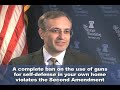 Why the D.C. Gun Ban Is Unconstitutional