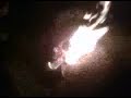 had a paper fire in a park..3GP