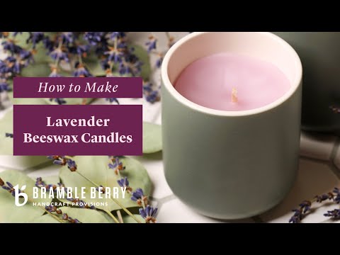 Peaceful Lavender Candle Project