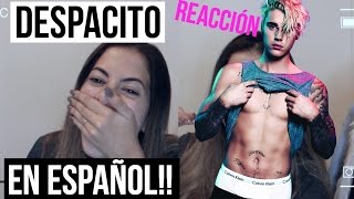 REACTION VIDEO DESPACITO REMIX FT JUSTIN BIEBER // Paloma Constanza