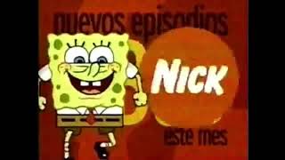 Promo Bob Esponja Nickelodeon (2002)