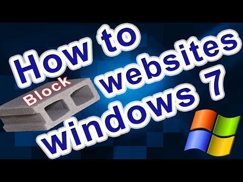how to block facebook in windows xp