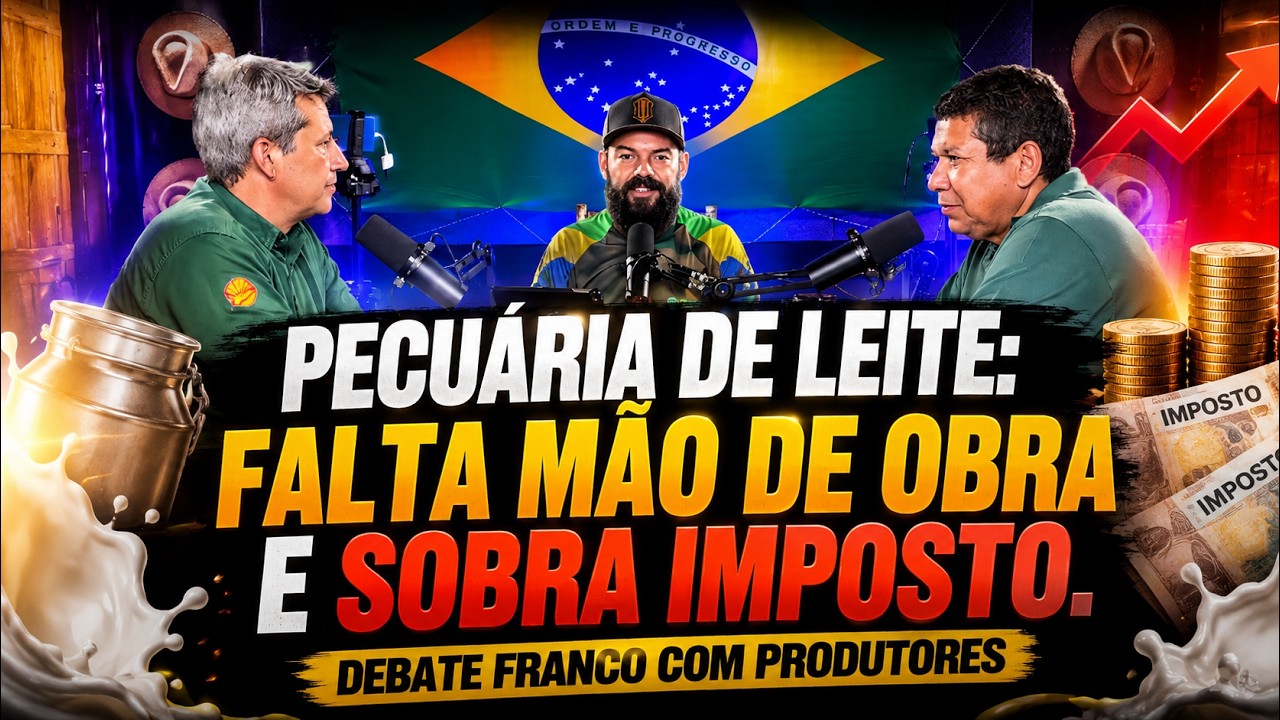 Pecuária de Leite: FALTA MÃO DE OBRA E SOBRA IMPOSTO. Debate franco com produtores.