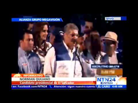 Candidato salvadoreño Norman Quijano asegura que no permitirán