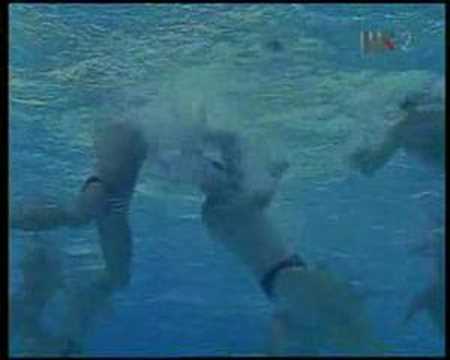 girl fight underwater