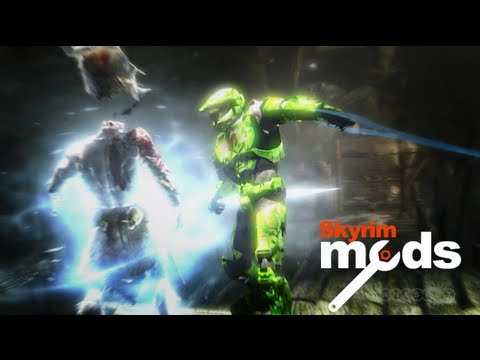 skyrim mod - Cam and Seb dip back into the wonderful world of Skyrim mods. This week we witness Master Chief go all Temple of Doom on the citizens of Tamriel. Halo Mods M...