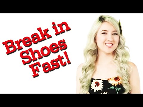 how to break in shoes