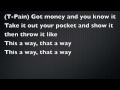Lil' Wayne-Got Money Feat. T-Pain Lyrics