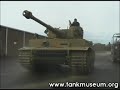 a rare chance to see what it's like inside a running tiger 1. the clip shows a short test run of tiger 131 at the tank museum in bovington, england. the 23 litre maybach engine is now running superbly after a total rebuild by specialists at sdkfz in may 2006. 

many thanks to the guys at bovington for permitting the inside of this tank to be filmed and broadcast. 

tiger 131 was last out in june 2008 for tankfest.