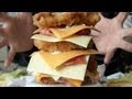 チキンフィレダブル日本上陸最速自作レビュー｜(Kentucky Fried Chicken New ITEM