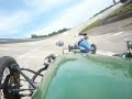 Some stills and video taken from Chas Reynolds car on the track at Montlhery VIntage Revival 2011