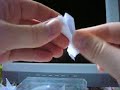 folding instructions for the very ugly origami-swan from prison break.

edit:
it has been brought to my attention, that diagrams for the same subject can be found here:
http://flettfolding.blogspot.com/2006/07/duck-diagrams.html

edit2: for all those uneducated people out there thinking this would be a crane, look here on wikipedia to see what a crane looks like: http://en.wikipedia.org/wiki/sandhill_crane and look here to see how to fold an origami crane: http://home.earthlink.net/~robertcubie/origami/cranepage.html
wikipedia also hosts a nice page about swans, there you can see how they look like: http://en.wikipedia.org/wiki/swan
believe me, what we are folding here is a swan and no crane, if they are telling otherwise in the tv series prison break, they are fools and you should consider watching something else instead.