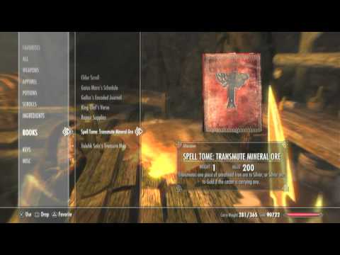 how to transmute in skyrim