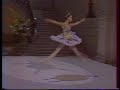 sylvie guillem, 19y old, is dancing with patrick dupond the pas de deux from le corsaire. recorded at la sorbonne's hall (paris)