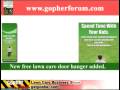 Free Lawn Care Door Hanger Template and Website Design - GopherHaul Lawn Care Business Podcast