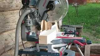 Bosch GCM 12 GDL. Работа пылеудаления.